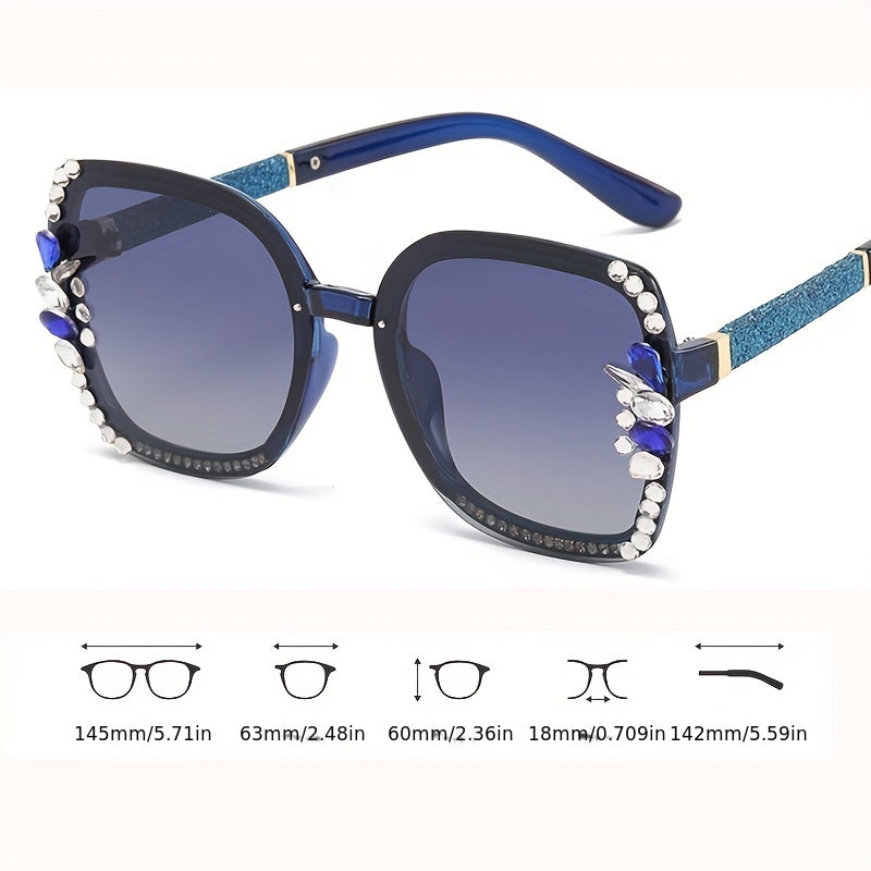 Geometric Frame Polarized Sunglasses for Stylish Look