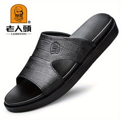 Men's Casual Slip On Slide Sandals Outdoor Walking Shoes