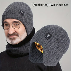 Winter Coldproof Beanie Hat Neck Gaiter Set