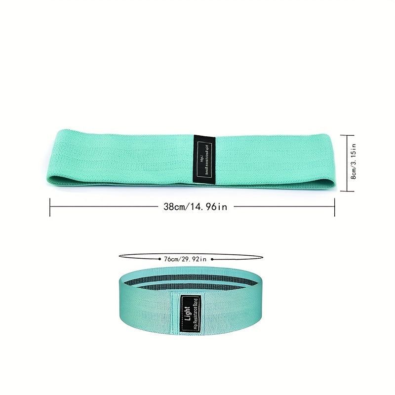 Non Slip Elastic Squat Resistance Band Yoga Stretch Belt For Hip Thigh Training