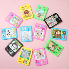 12pcs Plastic Animal Sliding Puzzle Huaron Road Toy Puzzle Party Prize