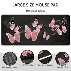 Large Mouse Pad 35.4" x 15.7" Non-Slip Rubber Base
