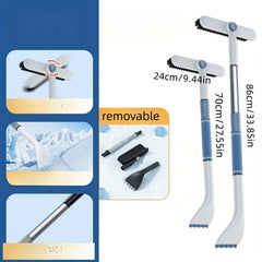 Retractable Snow Brush Ice Scraper Car Windshield Window Glass
