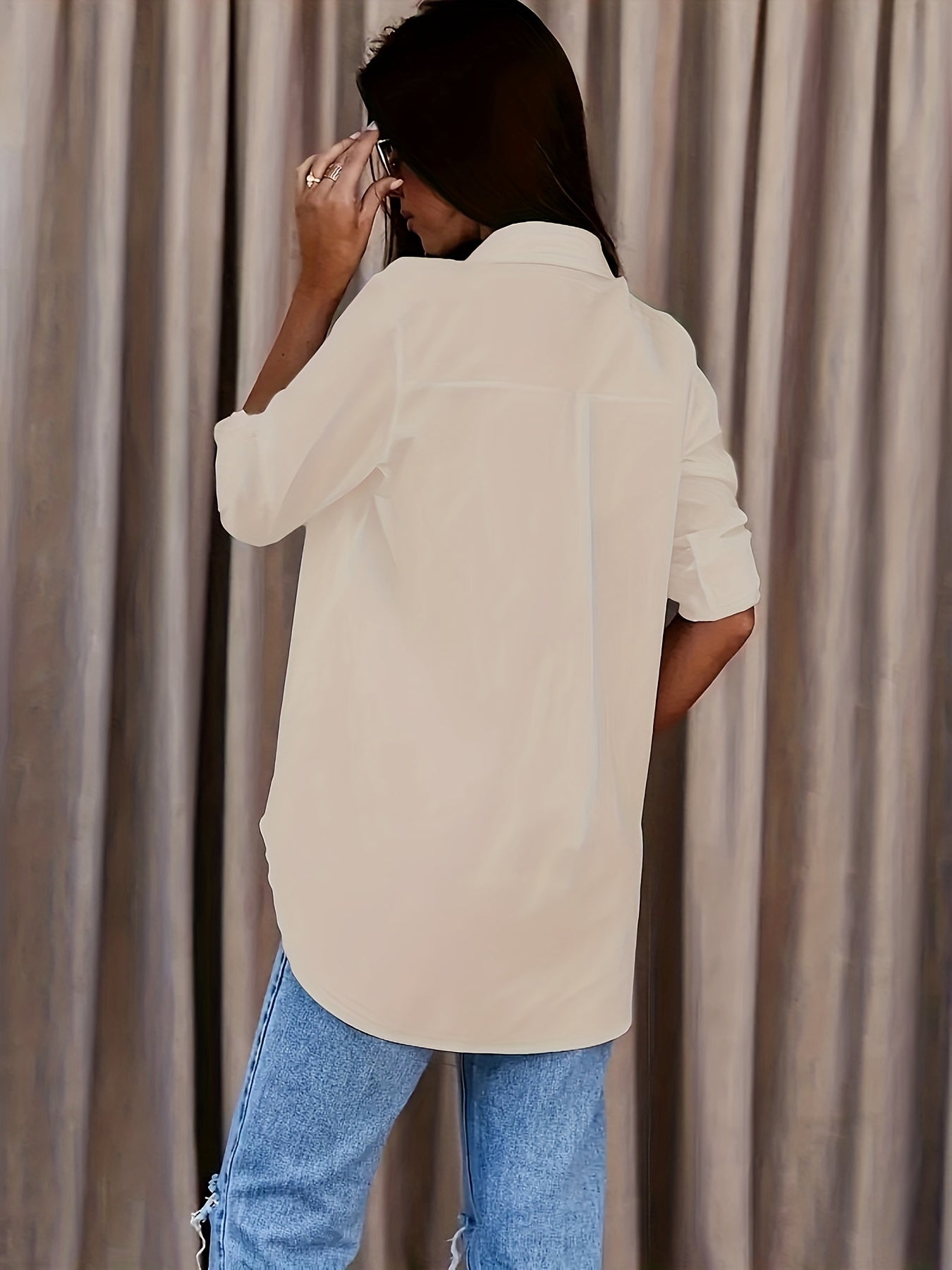  Roll Up Sleeve Blouse