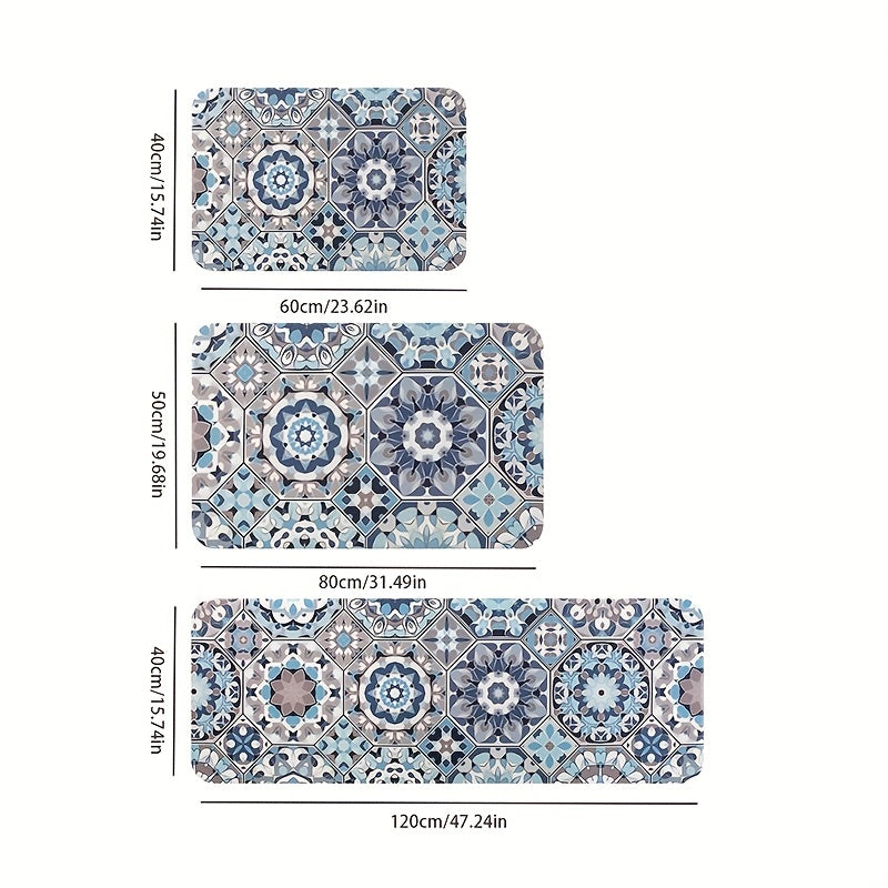 Bohemia Persian Pattern Anti fatigue Kitchen Mat