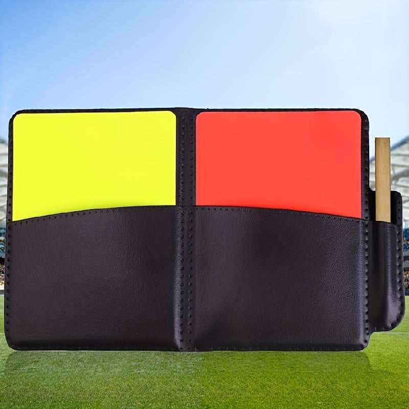 Referee Cards Sports Referee Kit with Pencil, Red and Yellow Cards