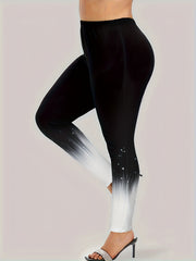  Graphic Print Stretch Leggings
