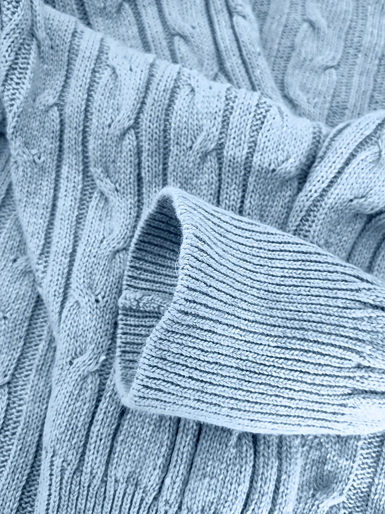  One Shoulder Cable Knit Jumper & Pants Set