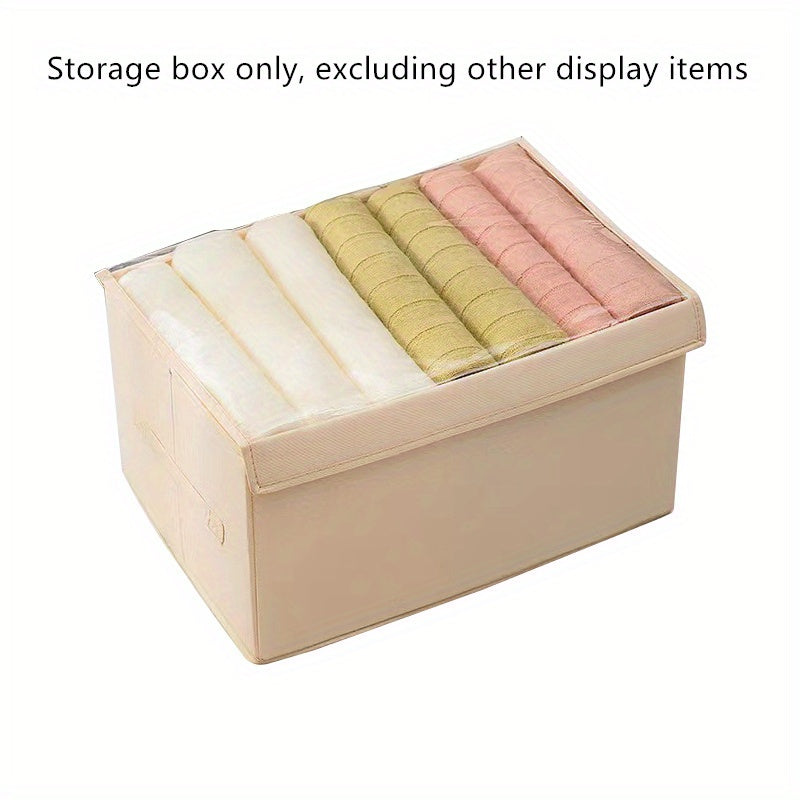 Oxford Cloth Storage Box With Lid Quilt Clothing Blanket Pillow Storage