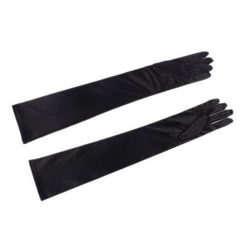 Sunscreen Satin Bridal Gloves Mid length Wedding Ceremony Gloves