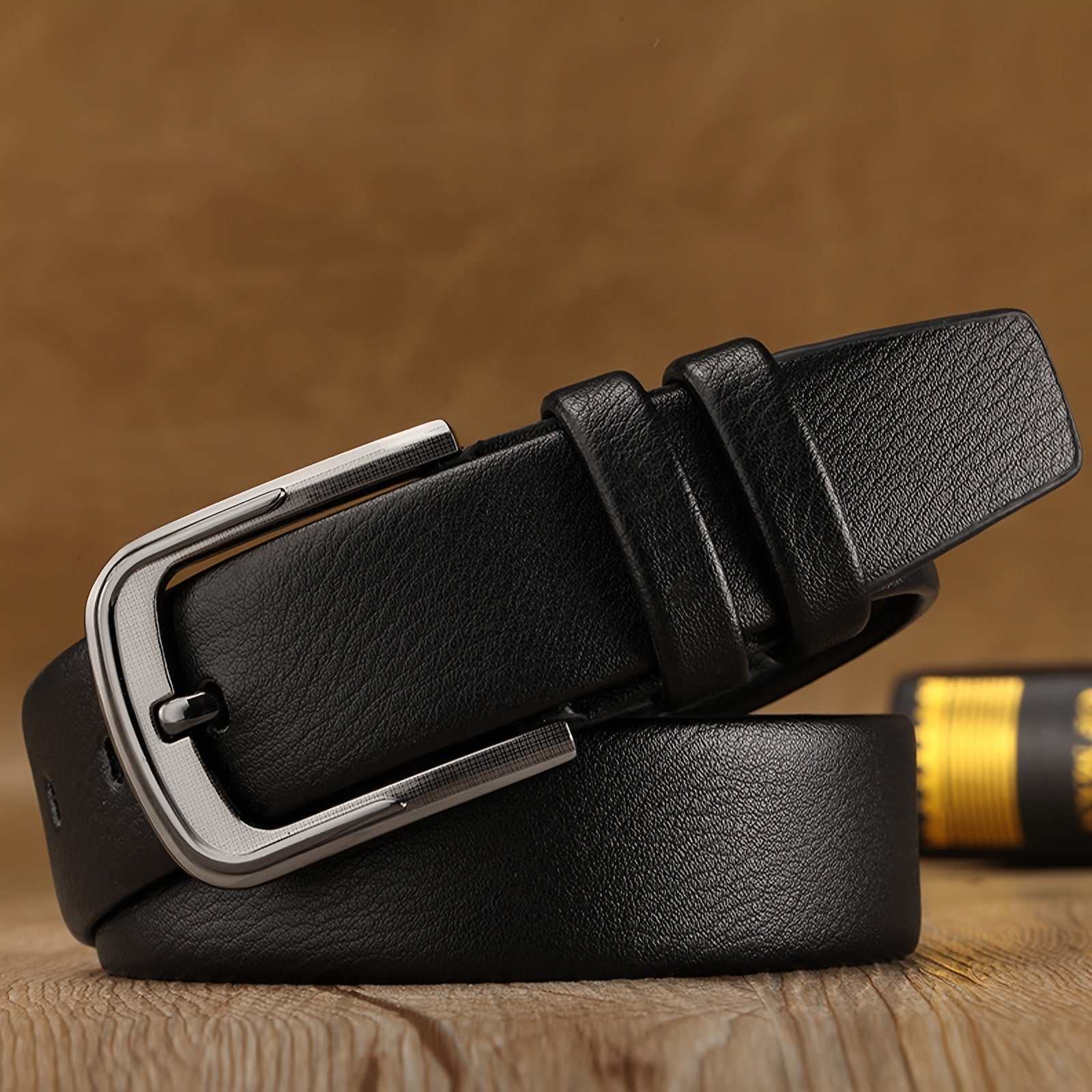 Men's Pin Buckle Work & Business Belt for Dad & Husband