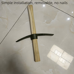 Small Pickaxe Hoe Wooden Handle Garden Digging Weeding Transplanting