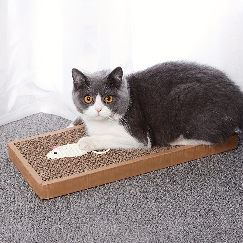 Durable Cat Scratcher Pad for Indoor Play and Claw Maintenance