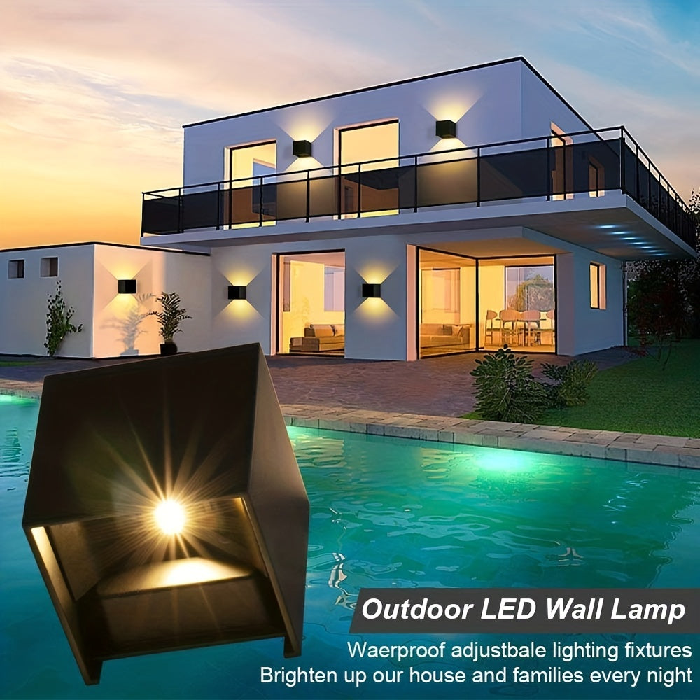 SUNMEIYI 12W LED Wall Light Outdoor Waterproof IP65 Porch Garden Wall Lamp
