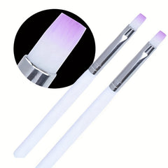 Gel Polish Nail Art Brush Flat Head Drawing Pen Manicure DIY Salon