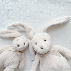 Children's Bunny Rabbit Plush Toy Beige Birthday Gift