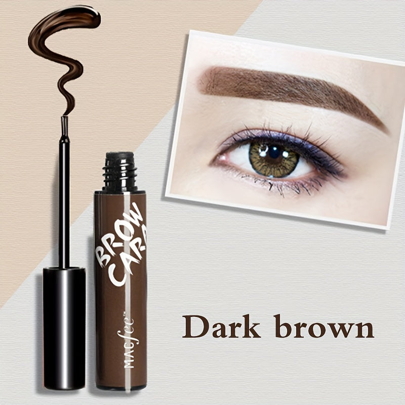 Eyebrow Tint Stick Long-lasting Waterproof Dye Cream with Stencil