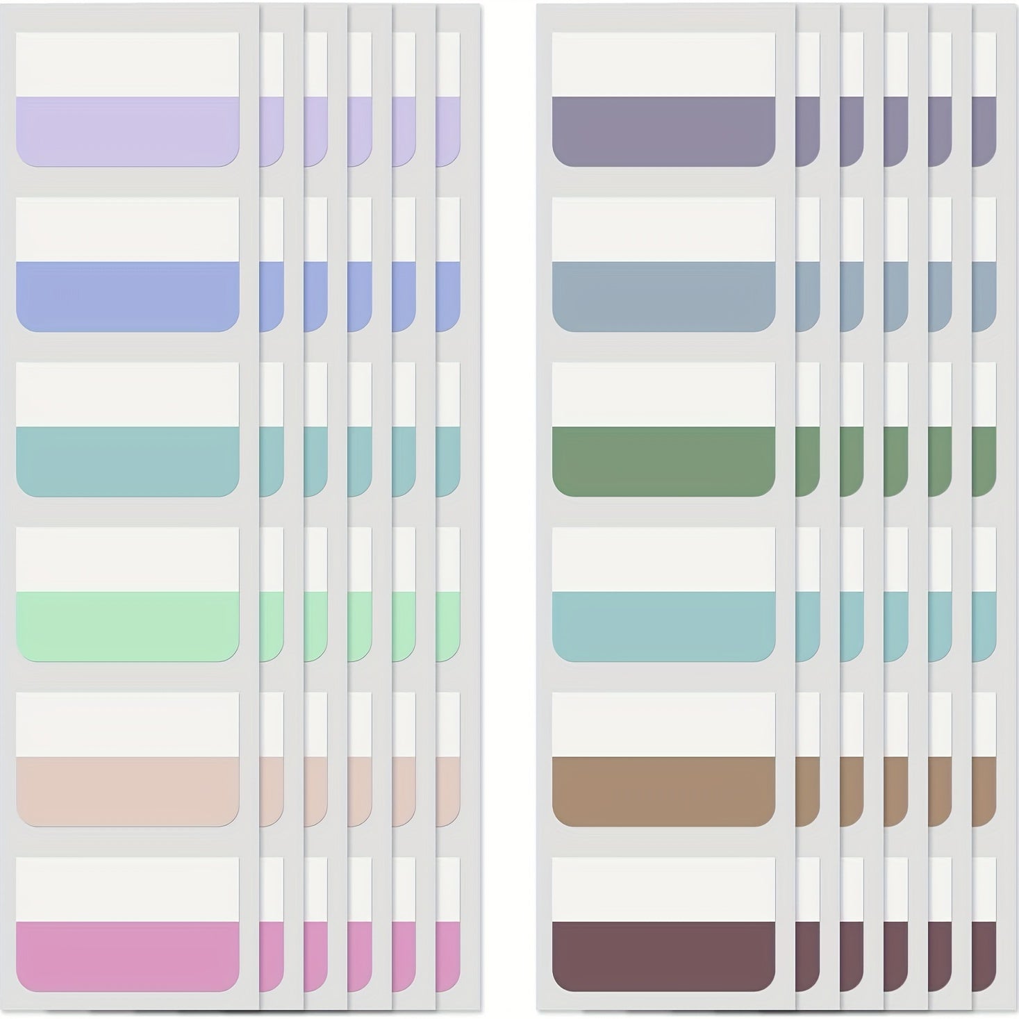 Colorful Morandi Student Classification Index Stickers