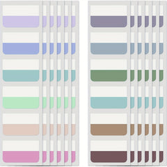 Colorful Morandi Student Classification Index Stickers