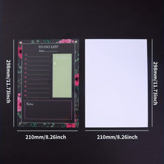 Small 3D Flower Series Planning Board with Magnets & Pens