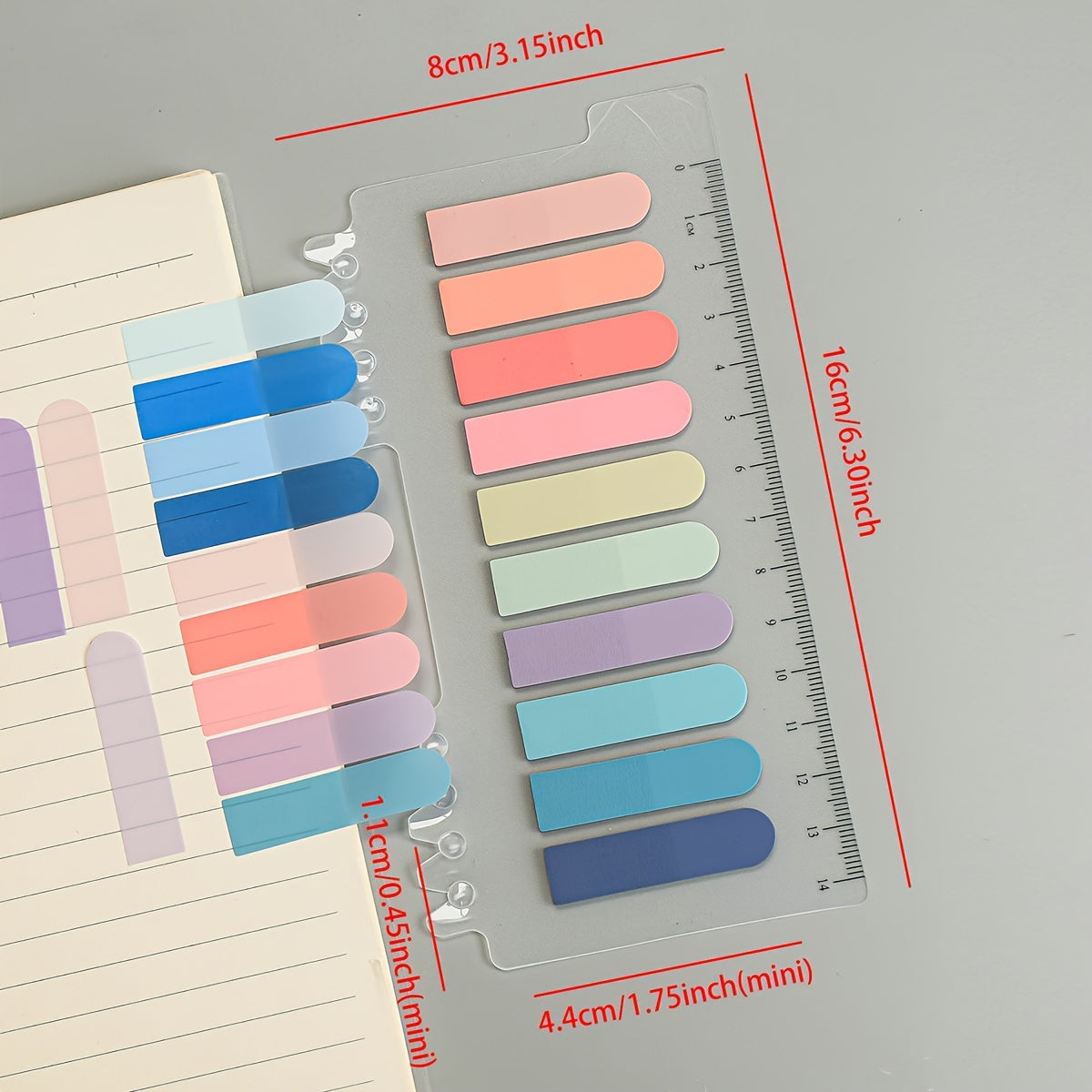 Cardboard PET Sticky Notes - 200 Index Stic