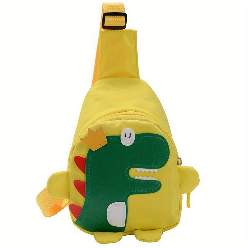 Kid's Dino Chest Bag Nylon Travel Crossbody Waist Bag