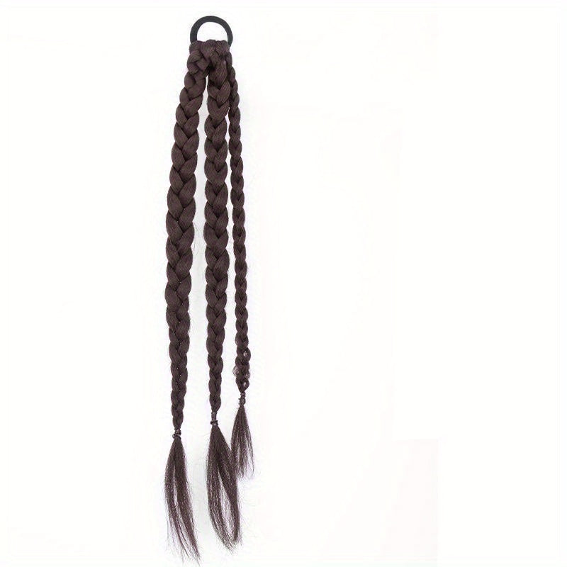 Y2K Boxing Braid Wig Sweet Twist Braid Double Ponytail