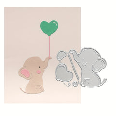 Elephant Animal Metal Cutting Dies for Scrapbooking