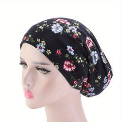 Satin Lined Beanie Double Layer Soft Skull Cap Women Turban Cap