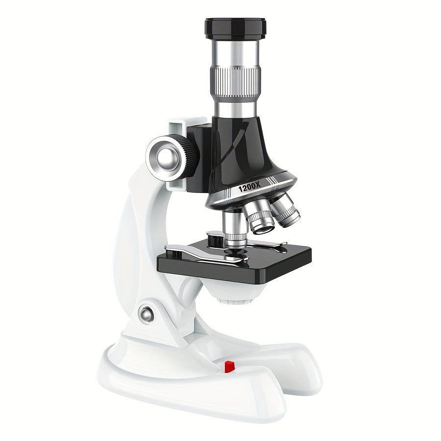1200X HD Handheld Kids' Microscope Kit w/ LED Light TONAPEETO Science Toy Ages 8