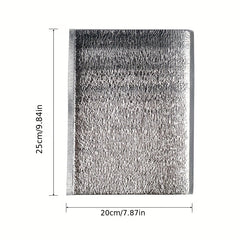 10 Pcs Aluminum Foil Insulated Food Storage Ice Bag Picnic Bags