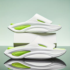 Men's Non Slip Slides Casual Slippers Open Toe Pillow Shoes
