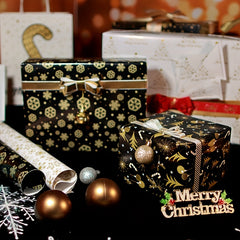 6pcs Colorful Cartoon Birthday Gift Wrapping Paper Roll