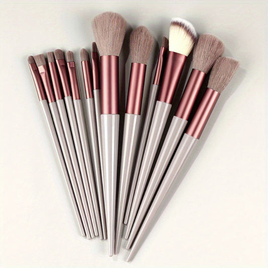 13Pcs Makeup Brushes Soft Fluffy Professional Foundation Blush Powder Eyeshadow