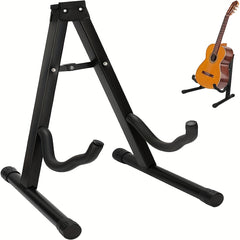 Foldable Guitar Stand - Portable & Durable, Space-Saving Holder