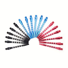 12pcs Aluminum Alloy Darts Shafts 53mm 2BA Thread Replacement