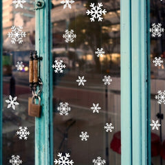 Christmas Snowflake Window Sticker Removable Waterproof Vinyl Wall Decor