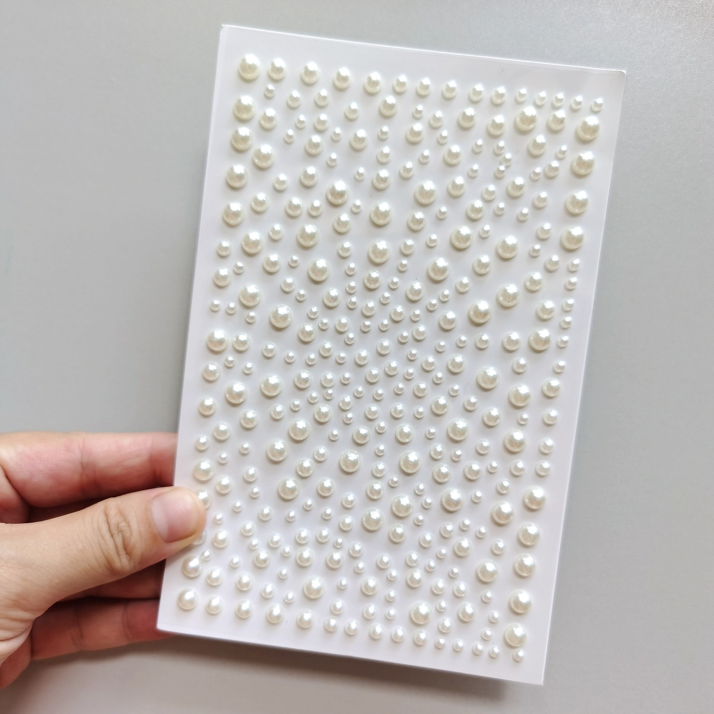 Flat Back Pearl Stickers Self Adhesive for Beauty Makeup Nail Art Phone DIY