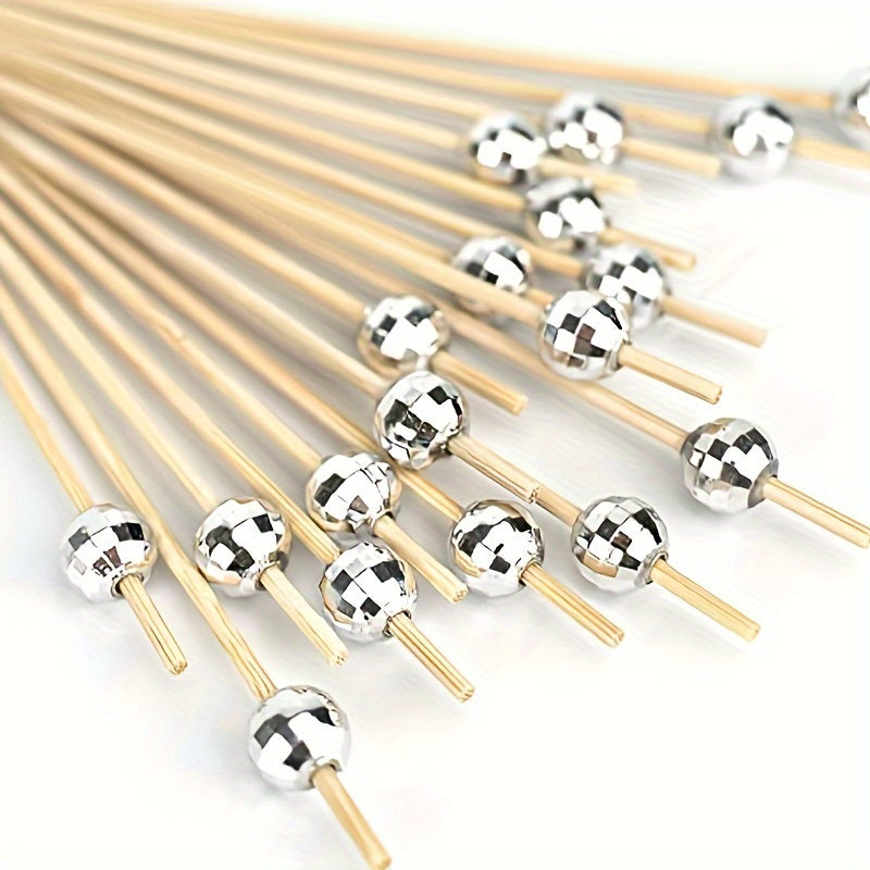 100pcs Fancy Sushi Sticks Disposable Fruit Bamboo Toothpick