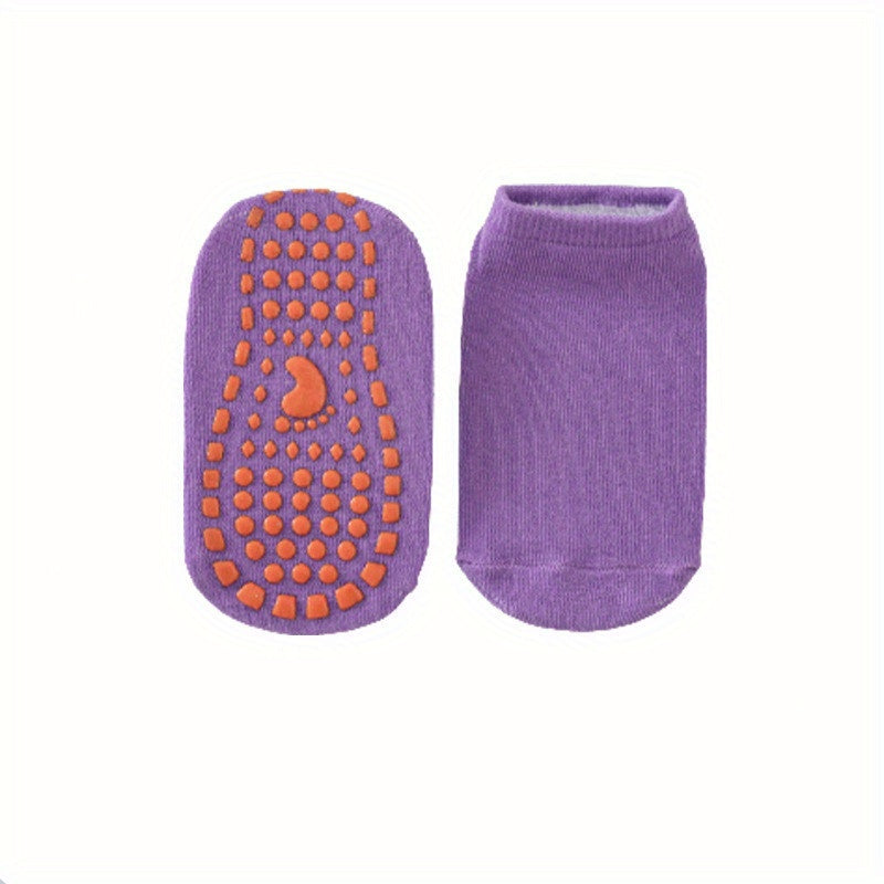 1 Pair Non-Slip Yoga Fitness Socks Soft Breathable Solid Socks