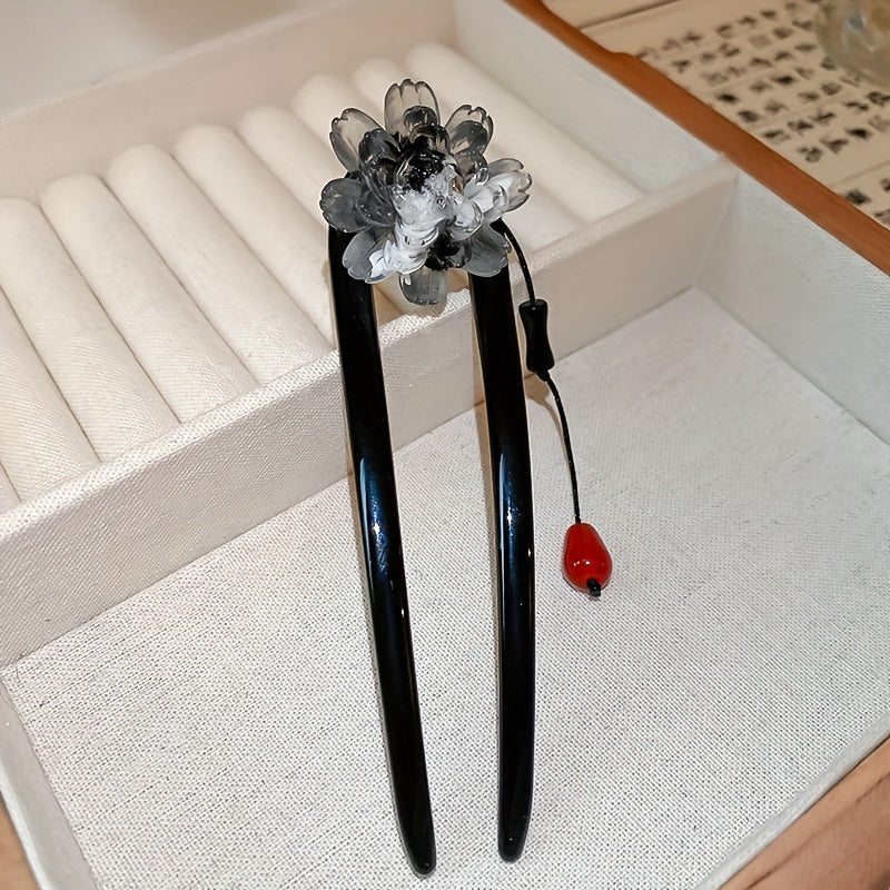 Gradient Flower Hairpin Chinese Style Hair Accessories