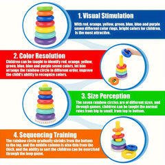 Interactive Sensory Stacking Toy for Ages 0+ with Music & Sounds