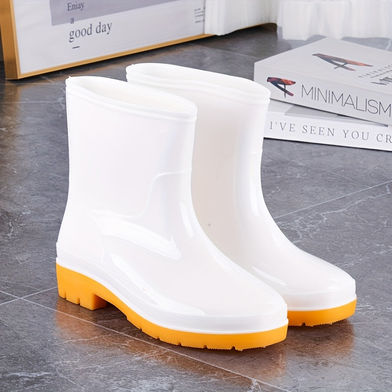 Women's Waterproof Rain Boots Comfortable Non-slip Outdoor Work B