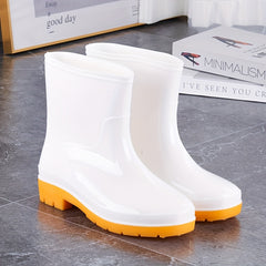 Women's Waterproof Rain Boots Comfortable Non-slip Outdoor Work B