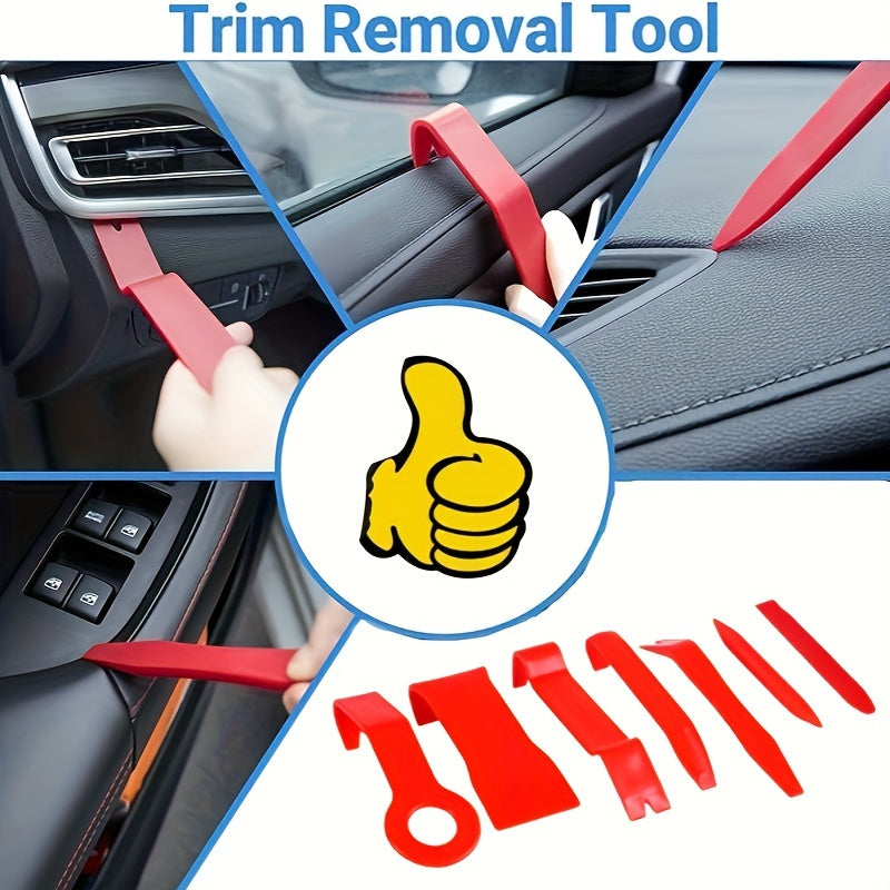 Car Trim Removal Tool Kit Interior Door Panel Clip Fastener Removal Set