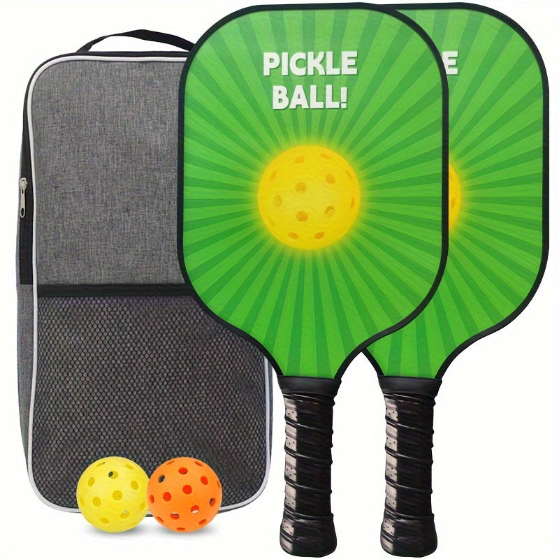 Fiberglass Carbon Pickleball Paddles Set With Ball