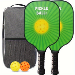 Fiberglass Carbon Pickleball Paddles Set With Ball