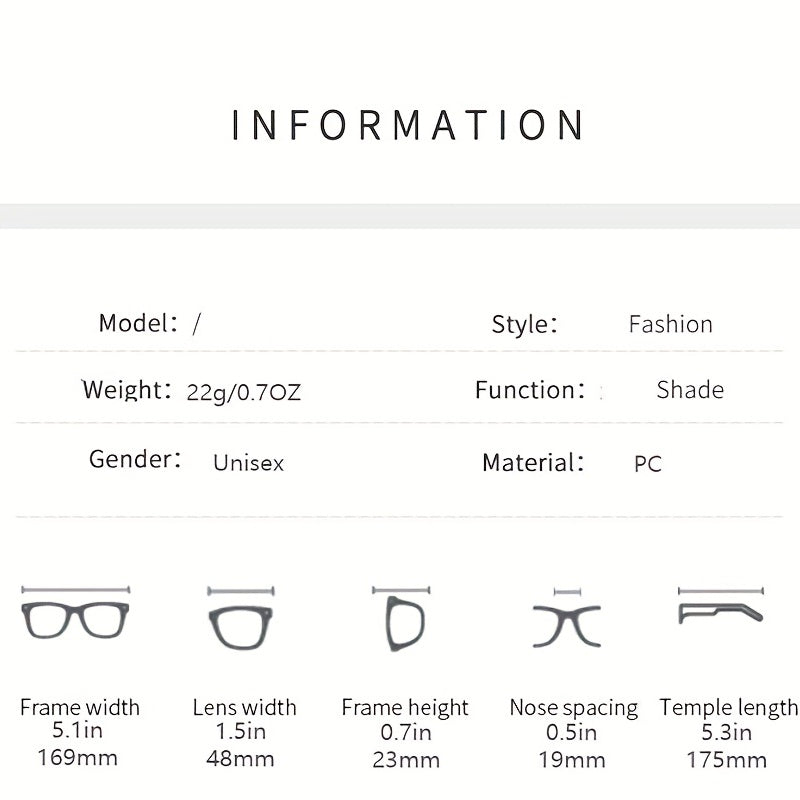 Frameless Connected Mixed Pentagram Metal Sunglasses