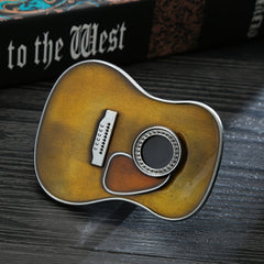 Violin-Shaped Belt Buckle for Men