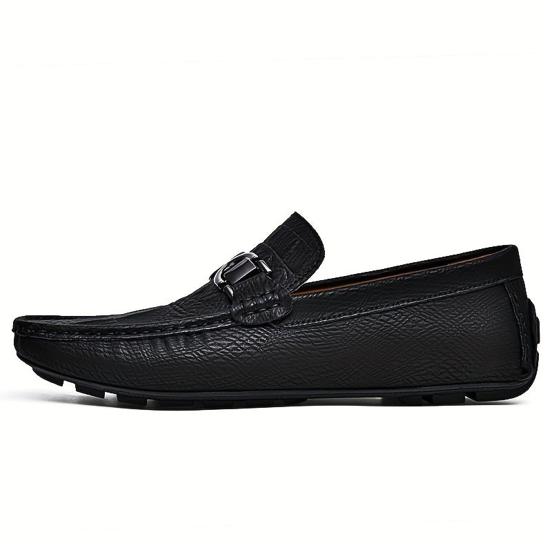 Men's Slip On Bit Loafer Shoes Casual Anti Skid Rubber Sole